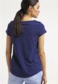 T-shirt con stampa navy